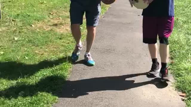 Drummer Boys Invade Bruce Park w/ their Djembe Drums (Part 2)