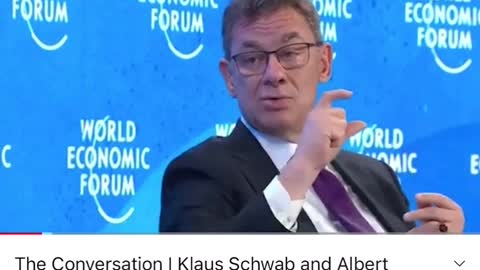 Klaus Schwab With Albert Bourla