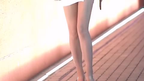 The lady in high heels is really beautiful with black pantyhose!