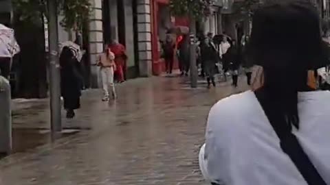 African in Ireland shouting to give her land back