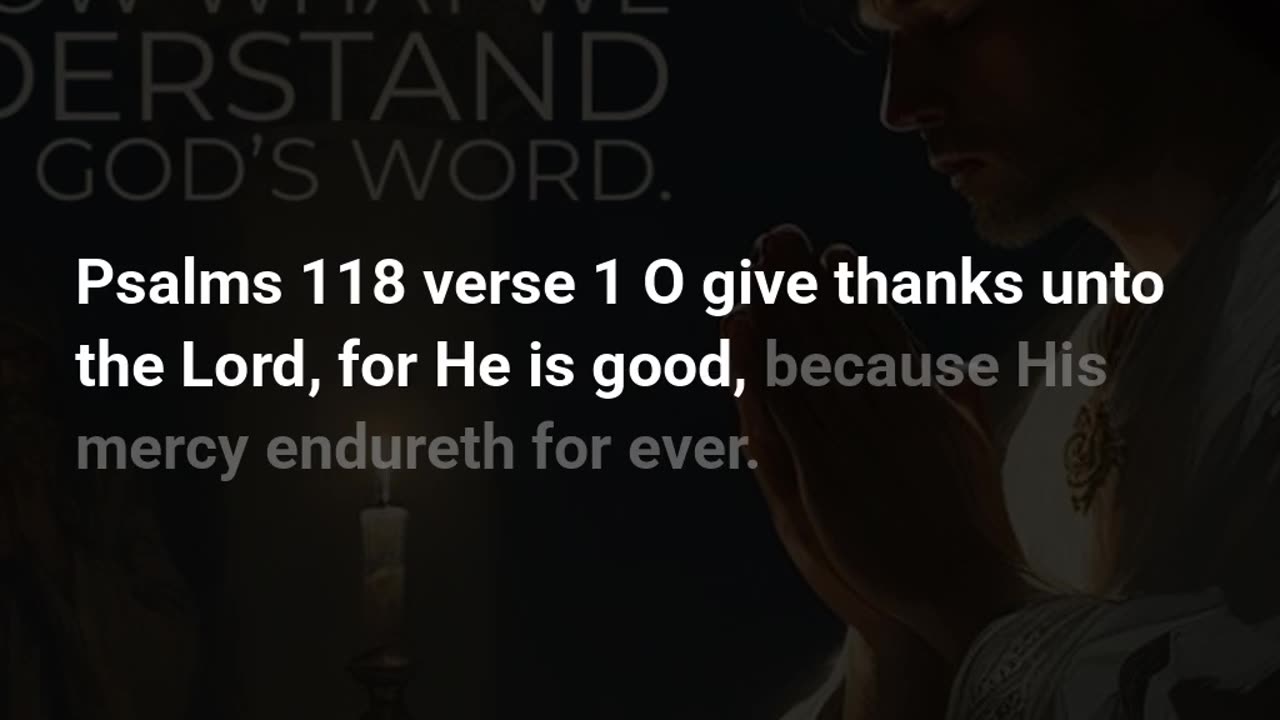 Psalms 118:1
