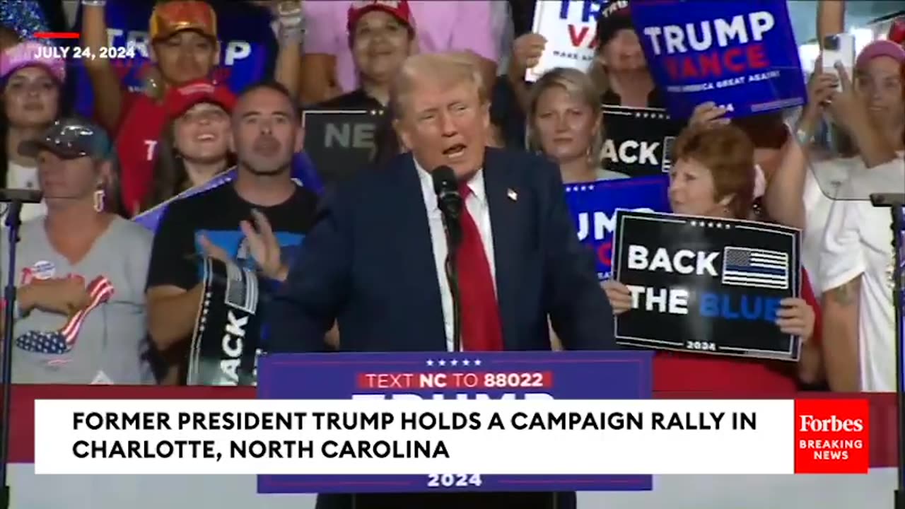 'If You Don't Mind, I'm Not Going To Be Nice': Trump Goes Nuclear On Kamala Harris At NC Rally