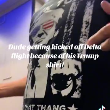 Man is kicked off Delta flight for wearing a President Trump T-shirt