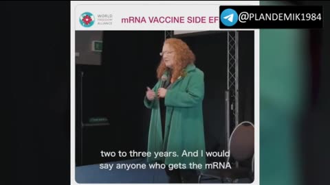 Dolores Cahill claims mRNA injections reduce life expectancy to 5-10 years, regardless of age