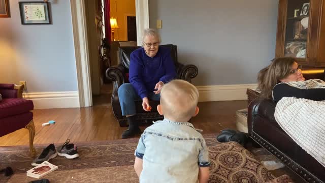 2019.12.24 Gatlin and Great Grandma