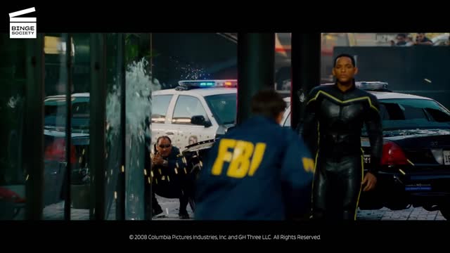 Would it have been your first act as a superhero as well_ Hancock (HD CLIP)