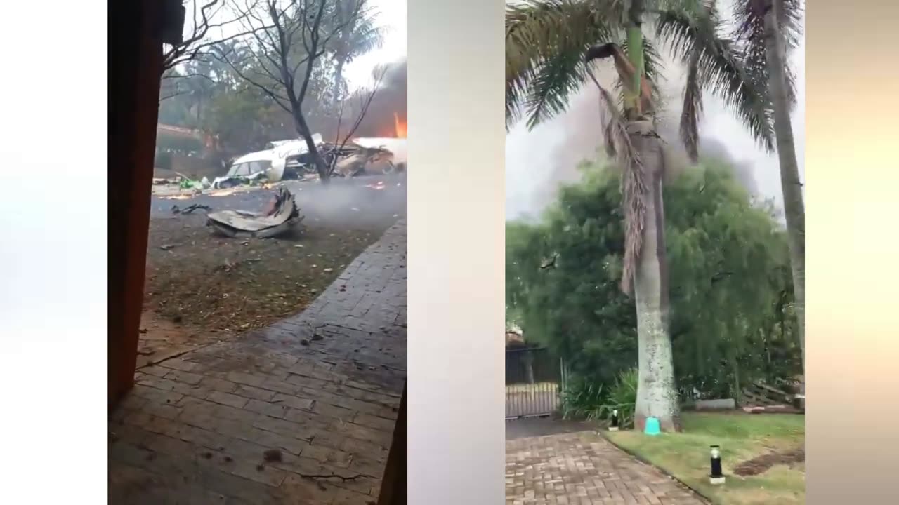 A passenger plane crashed in Brazil