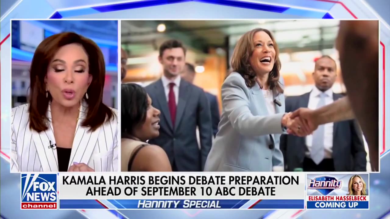 Fox News Host Jeanine Pirro Says Harris Facilitates Crime With Liberal Policies