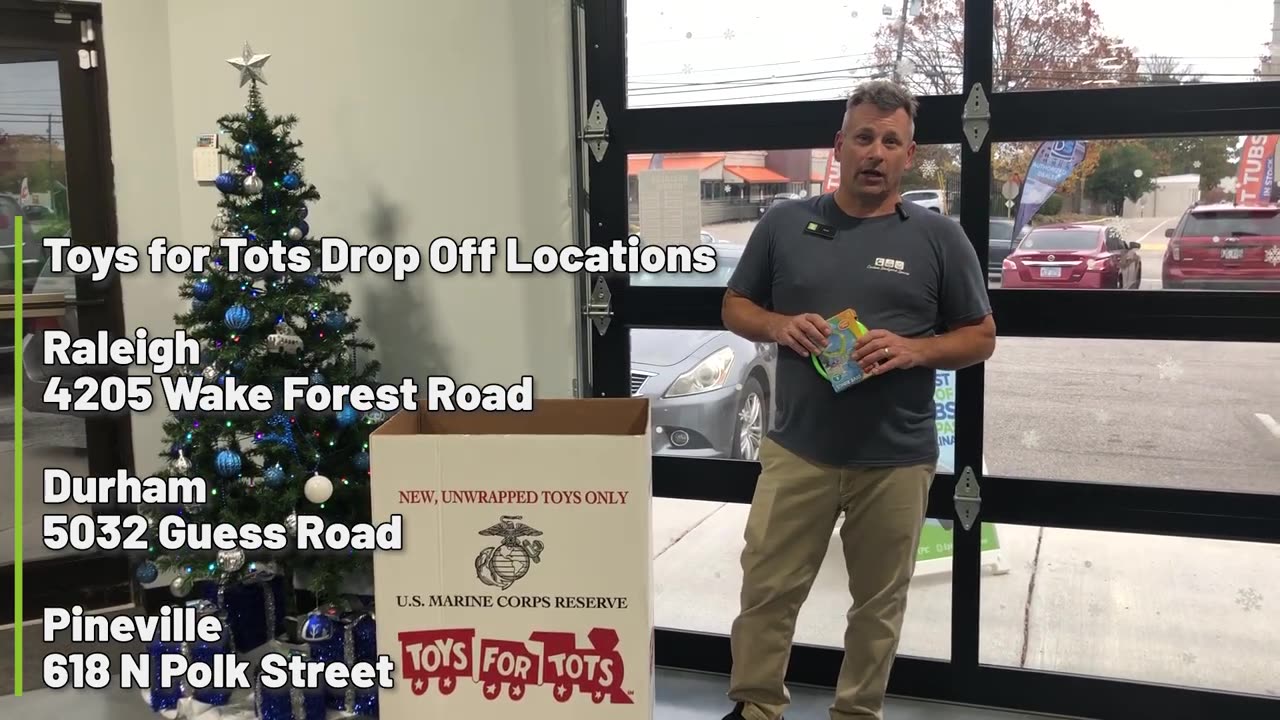 Bring in a Toy and save on a New Spa | Toys for Tots