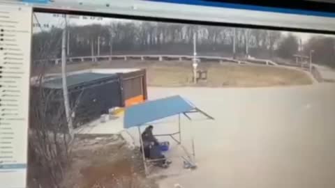 Man blown up by Russian shells