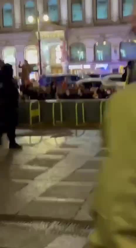 Russian police clamp down on people in St. Petersburg