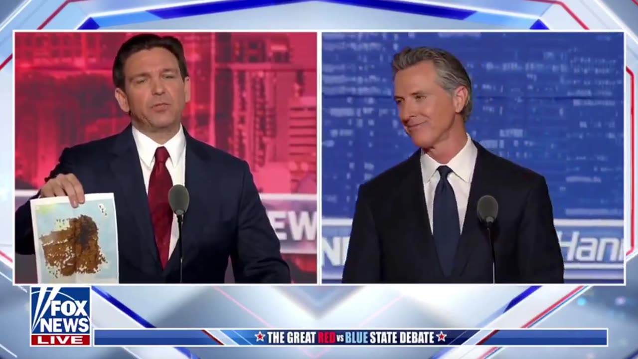 DeSantis Obliterates Newsom, Shows Gross Map Of Human Feces In San Francisco