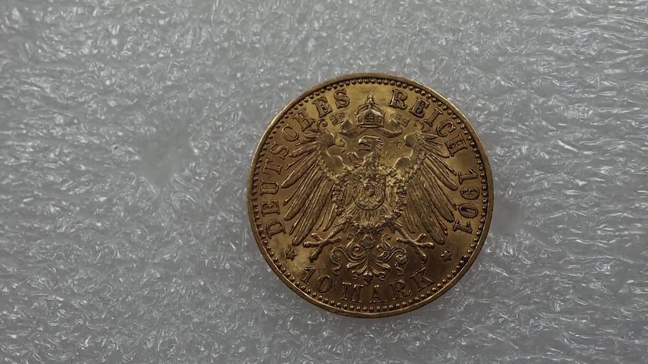 Germany Prussia 10 Mark 1901 A Wilhelm II Gold coin