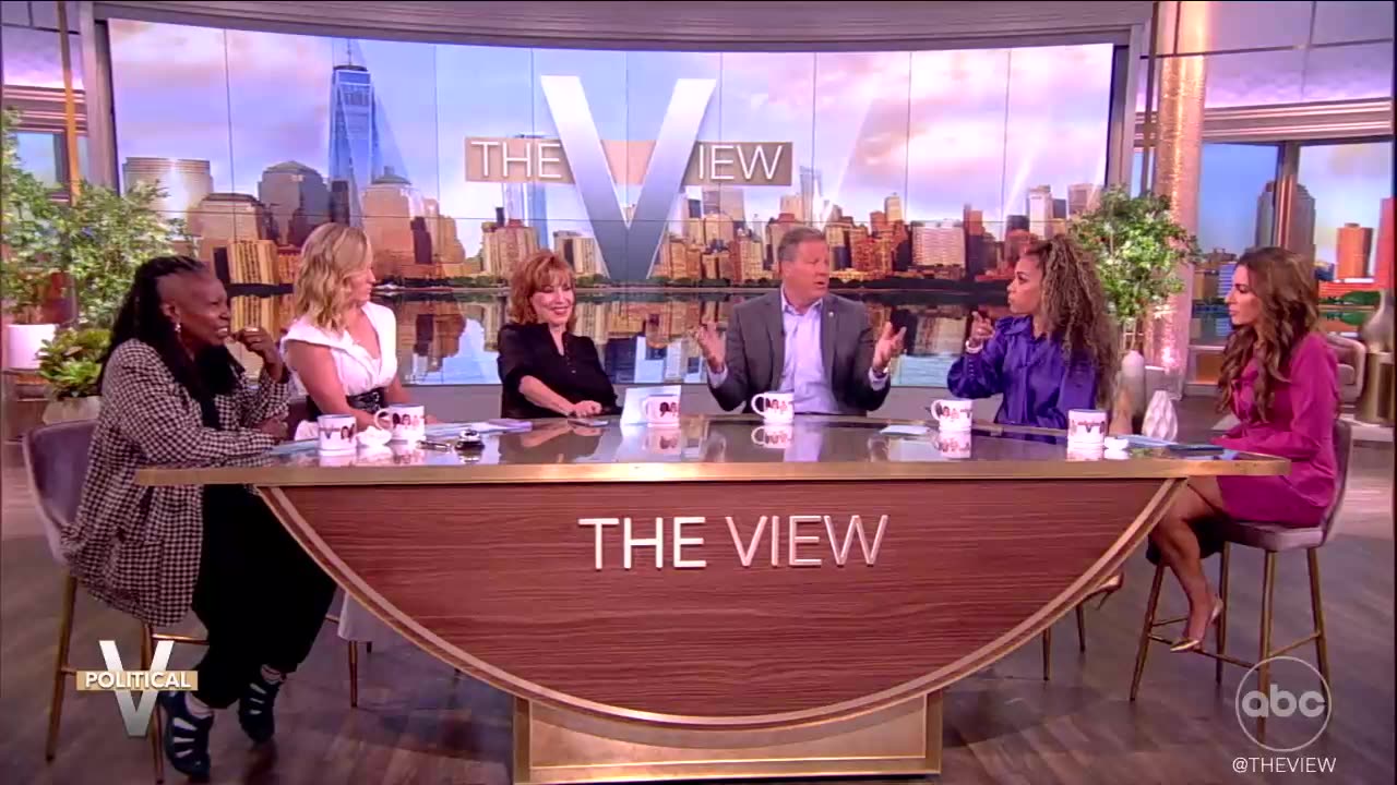 Fight breaks out on The View over whether life was better under Trump
