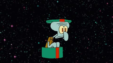 Squidward Is In A Box Floating Through Space 💫