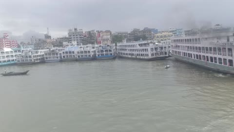 Buriganga is one of the most popular rivers in Bangladesh.