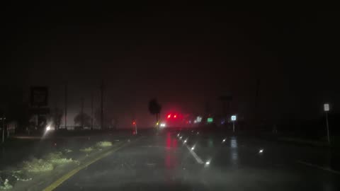 Hurricane Helene - Eyewall Impacting Perry Florida