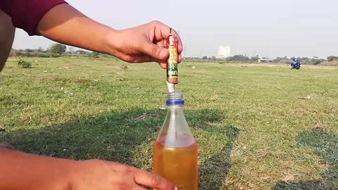PETROL VS ROCKET DHAMAKA || PETROL VS ROCKET EXPERIMENT || CRACKERS EXPERIMENT