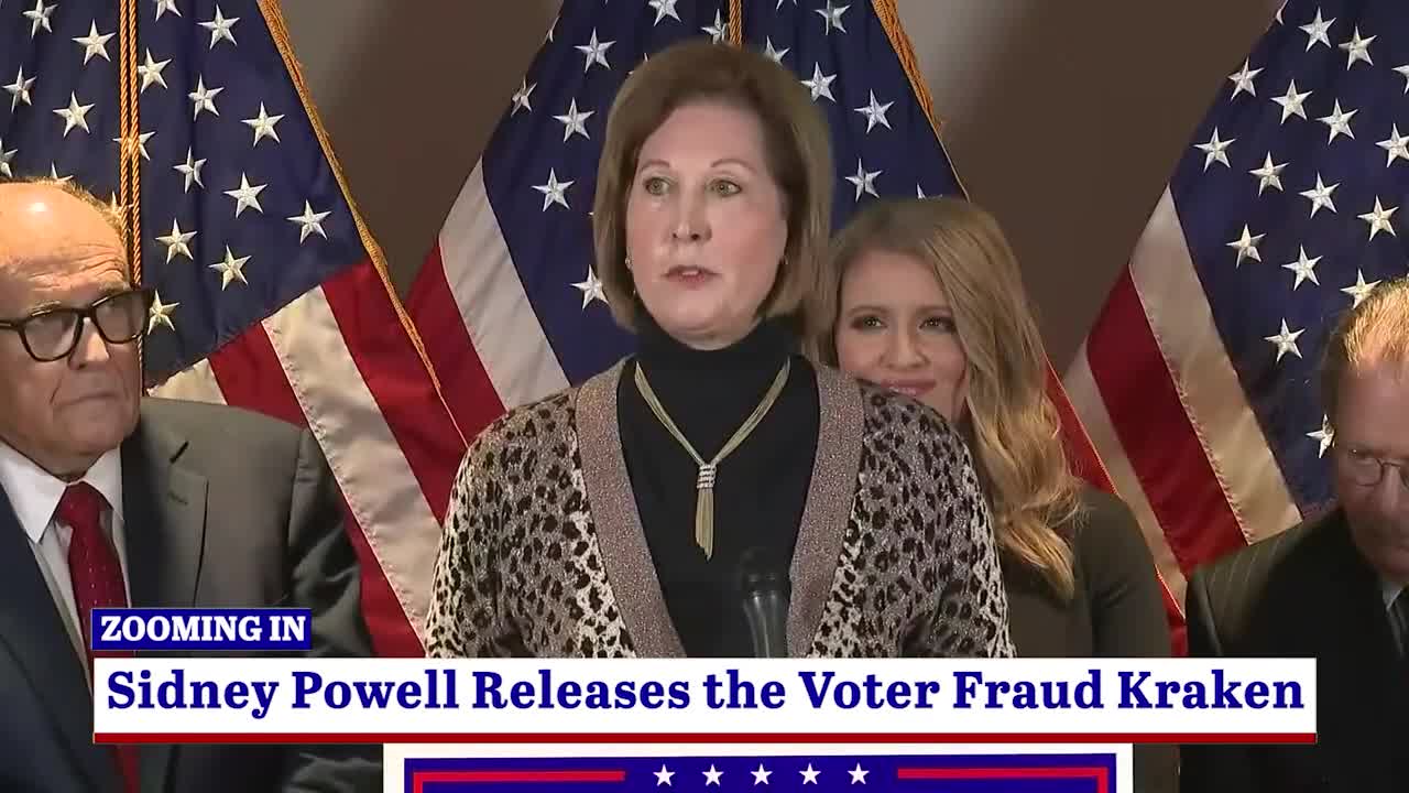 Sidney Powell Releases The Democrat Fraud Kraken