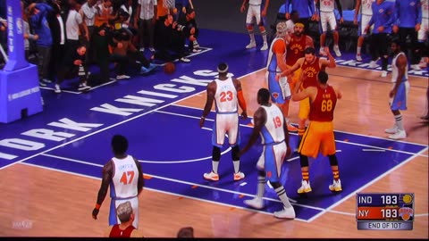 NBA2K: Indiana Pacers vs New York Knicks (2OT-Buzzer Beater)