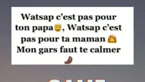 Motif d'utilisation de WhatsApp