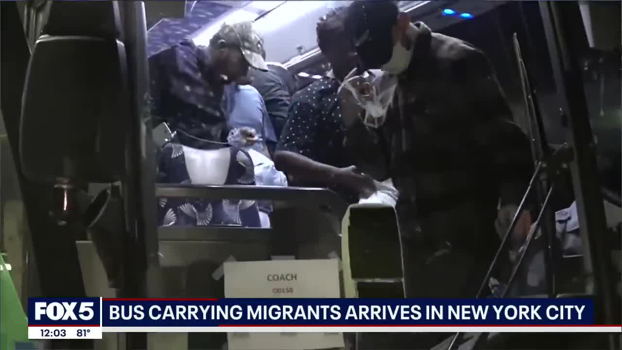 Texas buses migrants to NYC