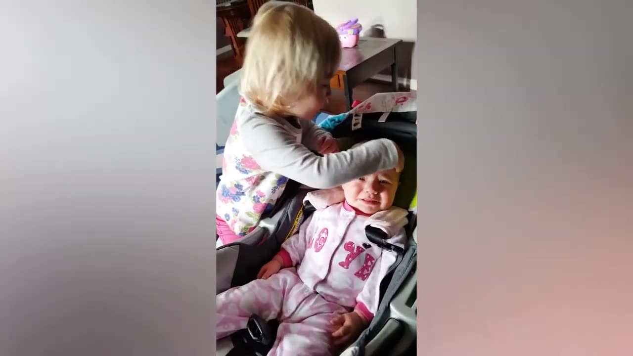 Funny Siblings Baby