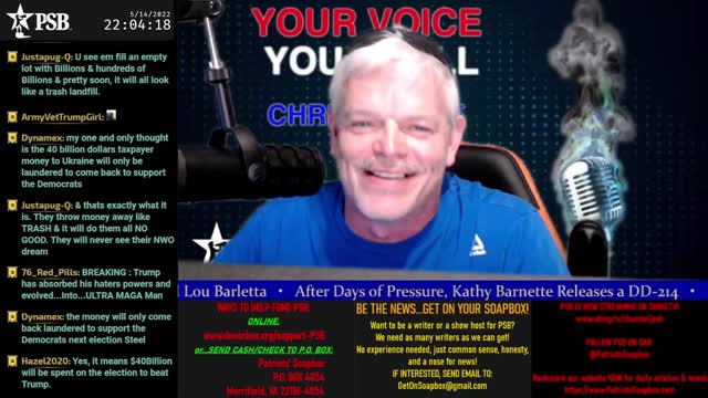 2022-05-14 22:00 EDT - Your Voice, Your Call: with Chris Moore