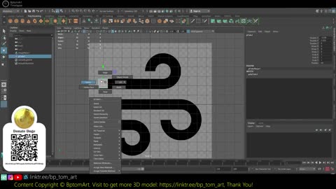 Air Symbol v1 001 3D Modeling Timelapse