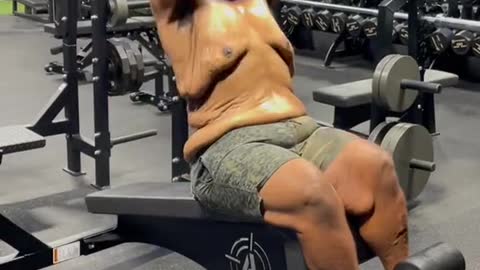 He’s still in the gym after losing HUNDREDS of pounds.