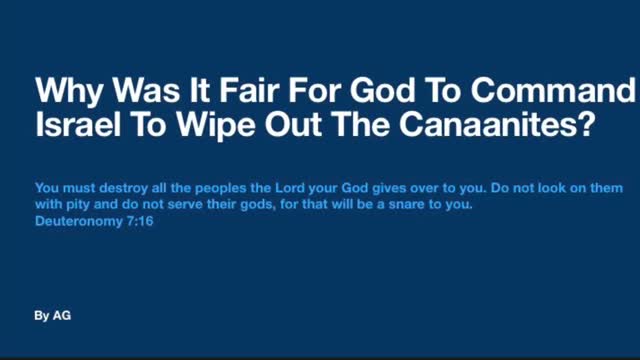 Why Did God Call For Something So Harsh?