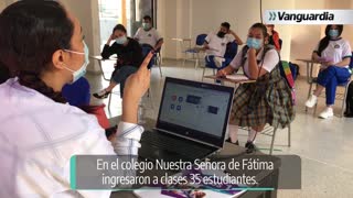 Se inició la alternancia educativa en Bucaramanga