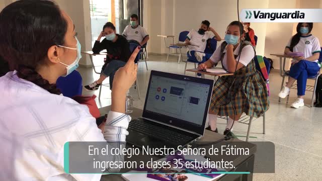 Se inició la alternancia educativa en Bucaramanga