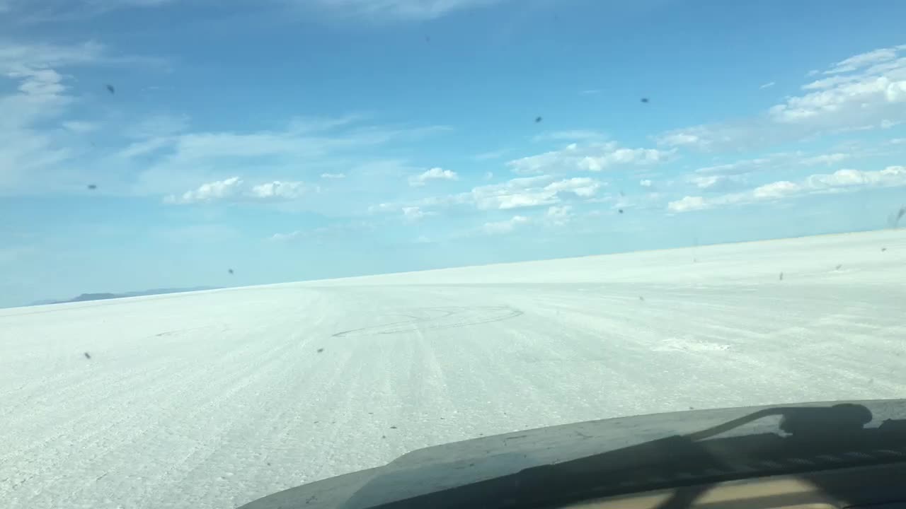 Cruising the Bonneville Salt Flats