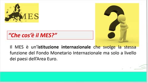 Il MES Meccanismo europeo di stabilità