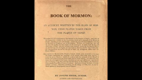 The Book of Mormon: Part 1 - 1 Nephi, 2 Nephi