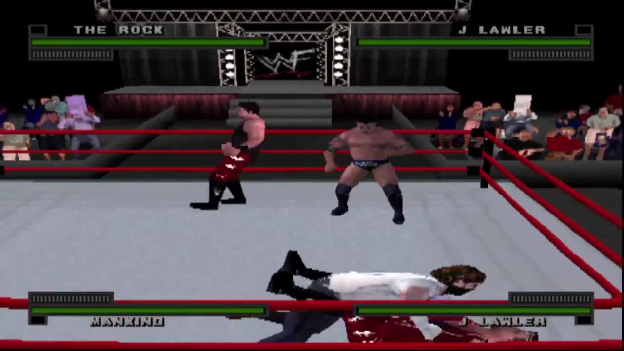 WWF Attitude PS1: Tornado match #16