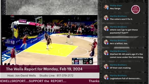 The Wells Report for Monday, February 19, 2024