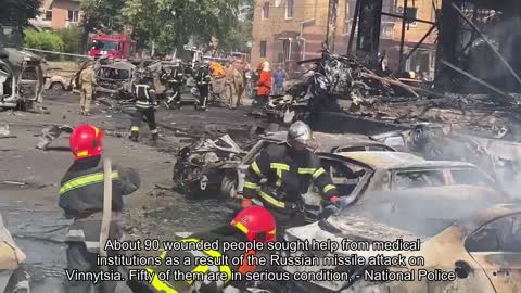 ️ About 90 wounded people sought help from medical institutions as a result of the Russian missile