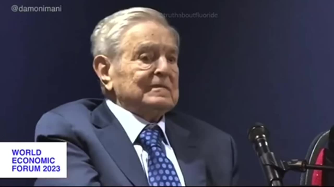 Alex Jones Confronts Khazarian "False Jew" George Soros