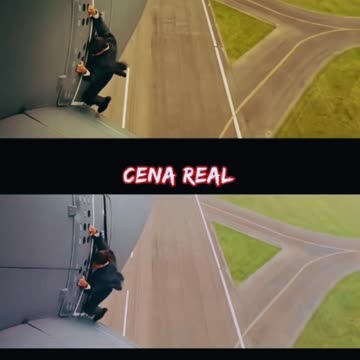 Tom Cruise em cena do missão impossível sem dublê