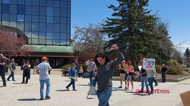 Patriot Demands Arrests For Covid-19 Crimes Against Humanity at City Hall