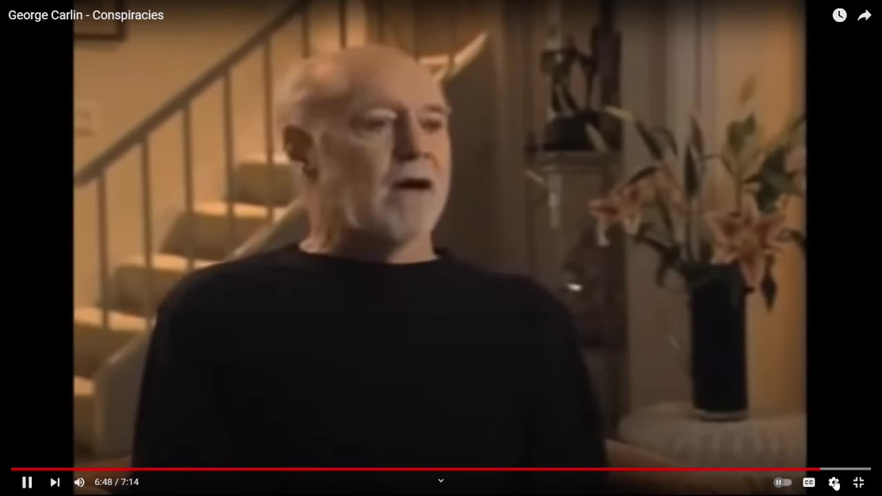 George Carlin on definitions of The Word Conspiracy