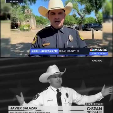 Texas Sheriff Javier Salazar claims Kamala Tough on Border despite previously claiming she wasn't.