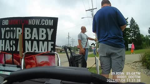 Ken Hisle at Planned Murderhood in Springfield Il.