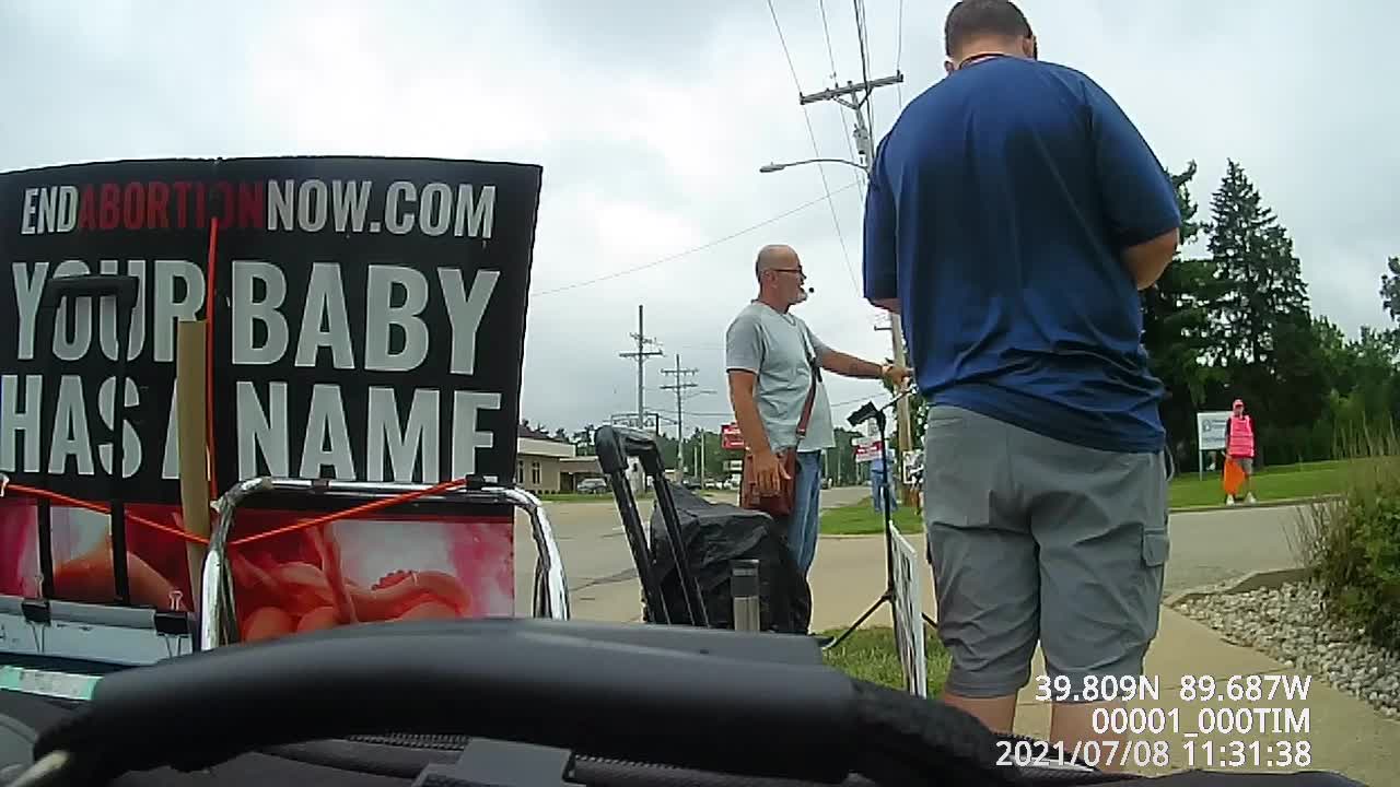 Ken Hisle at Planned Murderhood in Springfield Il.