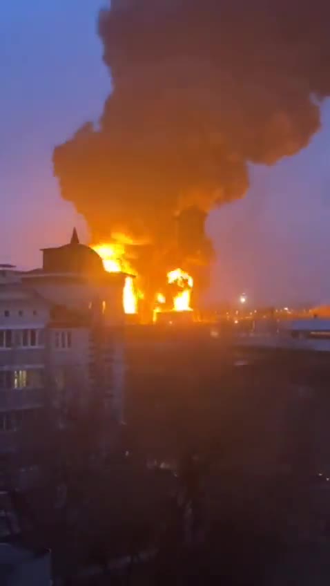 A fuel depot explodes in Belgorod, Russia, near the Ukrainian border.