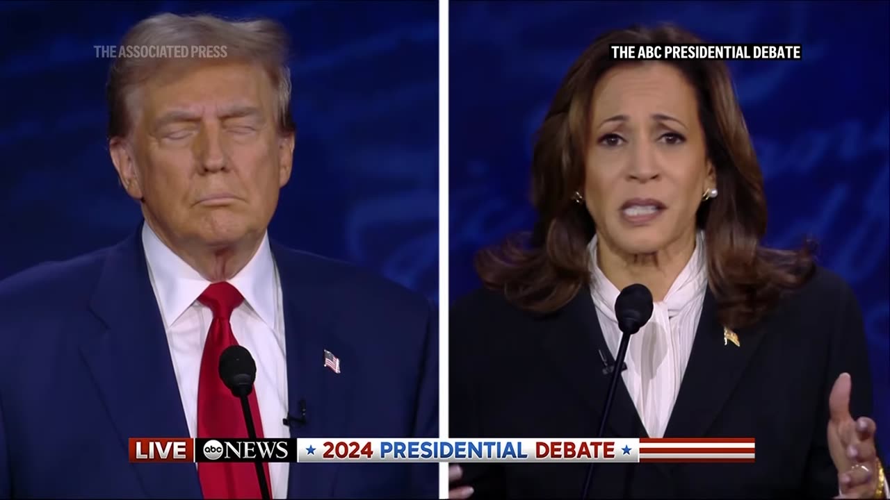 Trump and Harris spar over economy and abortion at their first debate