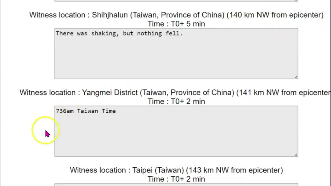 Taiwan Hit By Another Big Earthquake, Magnitude 6.1, 15 Aftershocks