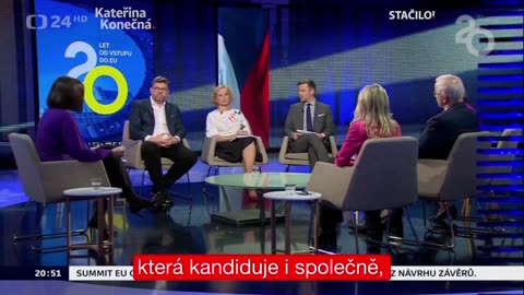 Vysílání ČT24 k 20. výročí EU